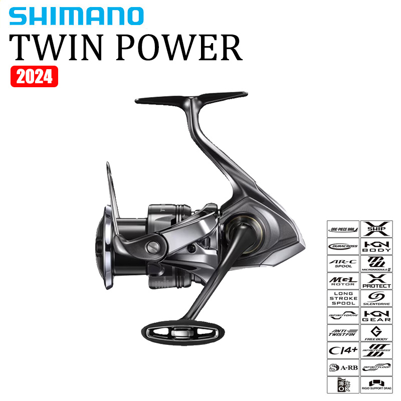Shimano Reel Sustain - SHIMANO 2024 TWINPOWER Спиннинговая катушка для
